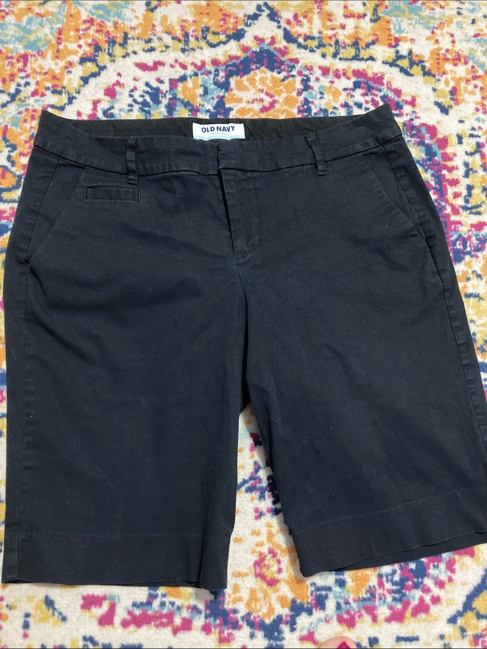 Old Navy Black Women's Bermuda Shorts